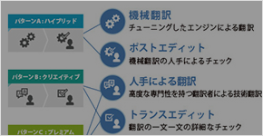 言葉への徹底したこだわりによる高品質な翻訳