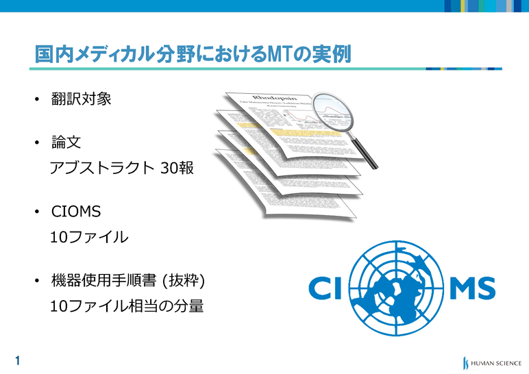 医療翻訳への活用メソッド