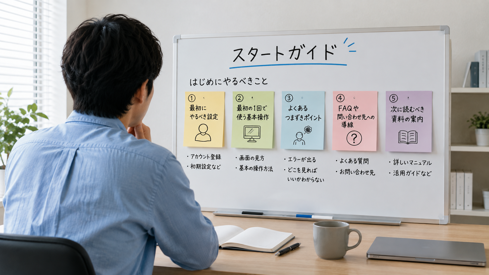 4. スタートガイドには何を載せる？